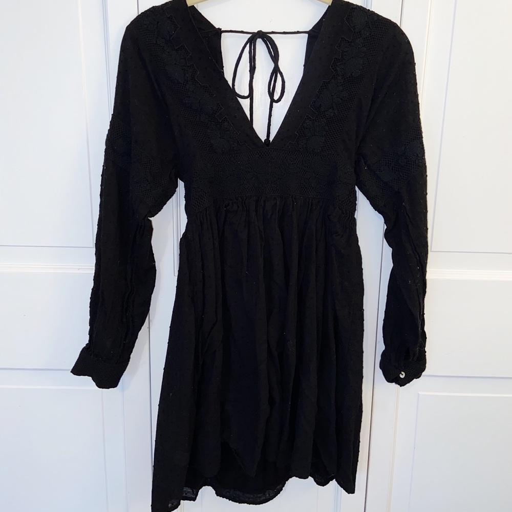 Black Free People Pilgrim Style Dress